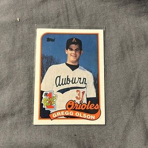 Greg olson #1 draft pick rookie card
